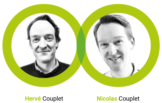 Hervé et Nicolas Couplet, gérant de la société creativeOne