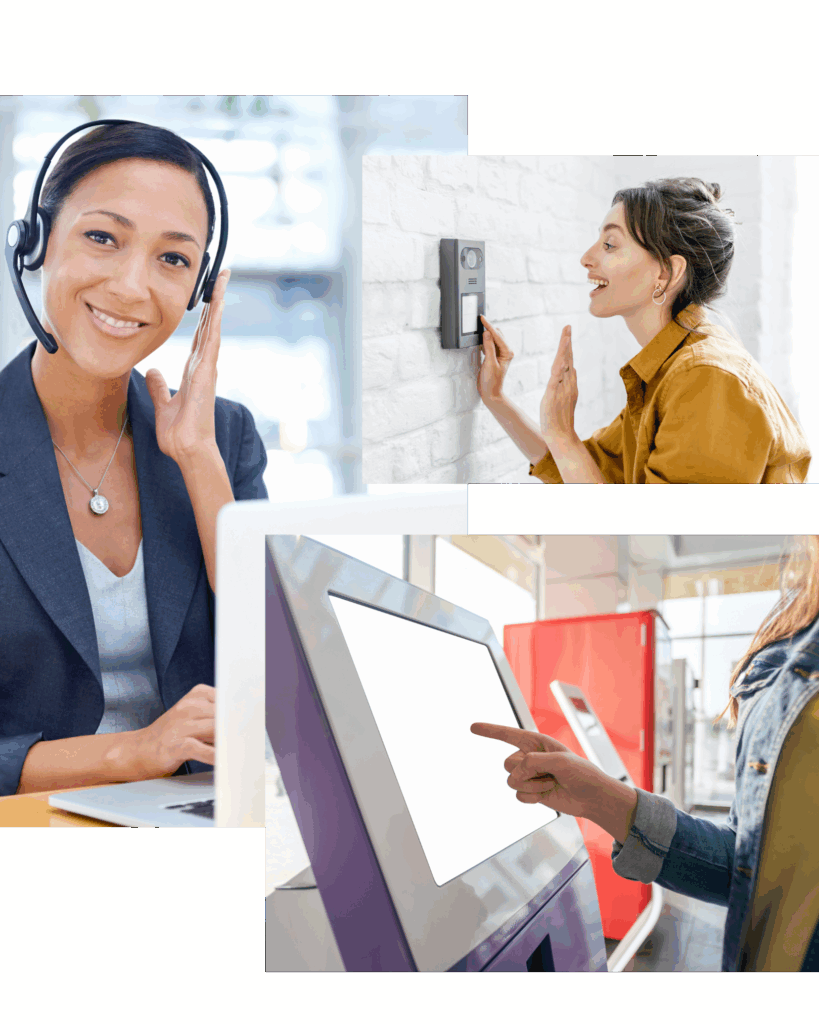 creativeOne installe également le matériel de téléphonie, parlophonie, caméra de surveillance et borne d'accueil